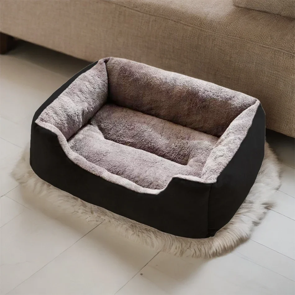 Cama para Gatos e Cães de Pelúcia Curta Tamanho P 45x30 cm - Imagem 5