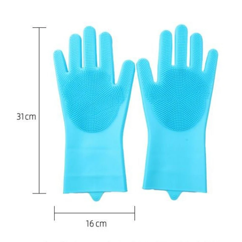 Escova de Banho para Cães de Silicone com Luva Esfoliante - Imagem 6