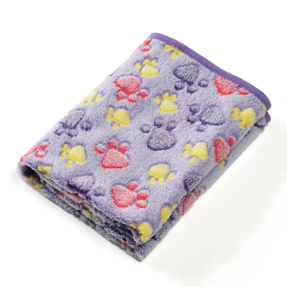 Cobertor de Lã para Cães e Gatos com Estampa de Patinhas - Image 4