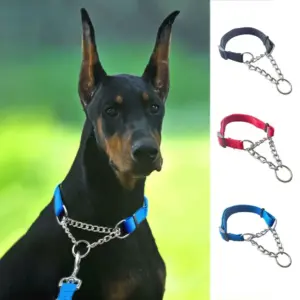 coleira de treinamento ajustável para cães grandes