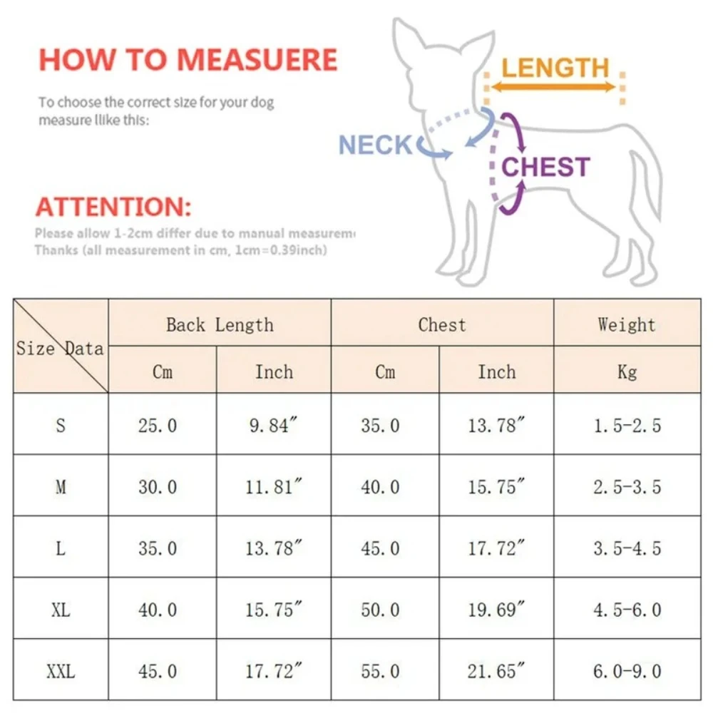 Vestido para Cães Pequenos com D-ring para Passeio - Imagem 6
