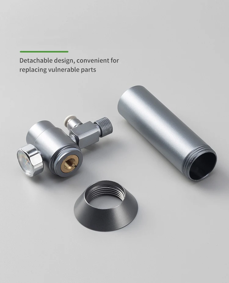 Regulador CO2 Aquário Válvula Solenoide e Contador de Bolhas 3-8UNF - Image 3