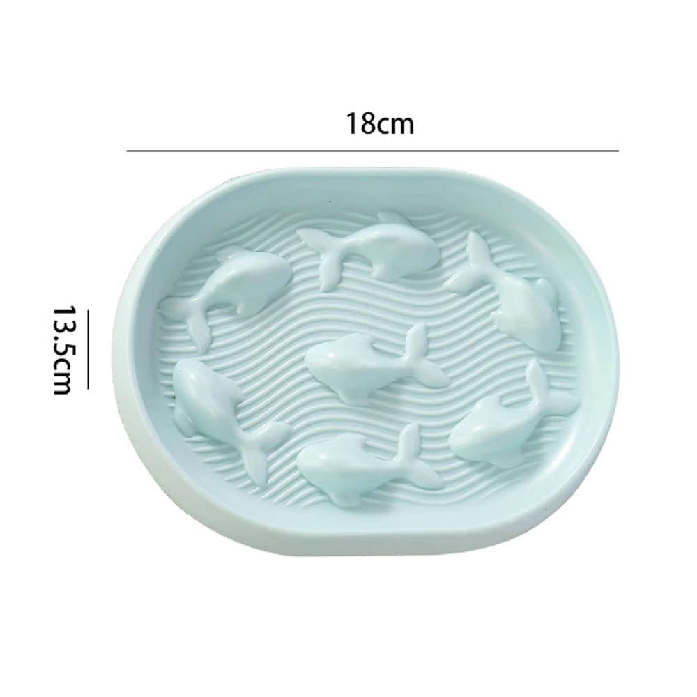 Tigela Comedouro Lento para Cães e Gatos de Plástico 18x13,5 cm - Imagem 4
