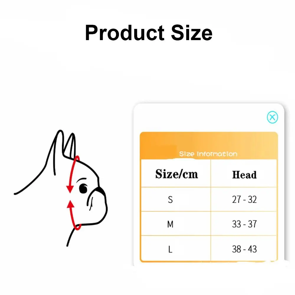 Focinheira para Cães de Focinho Curto de Silicone Ajustável - Image 6