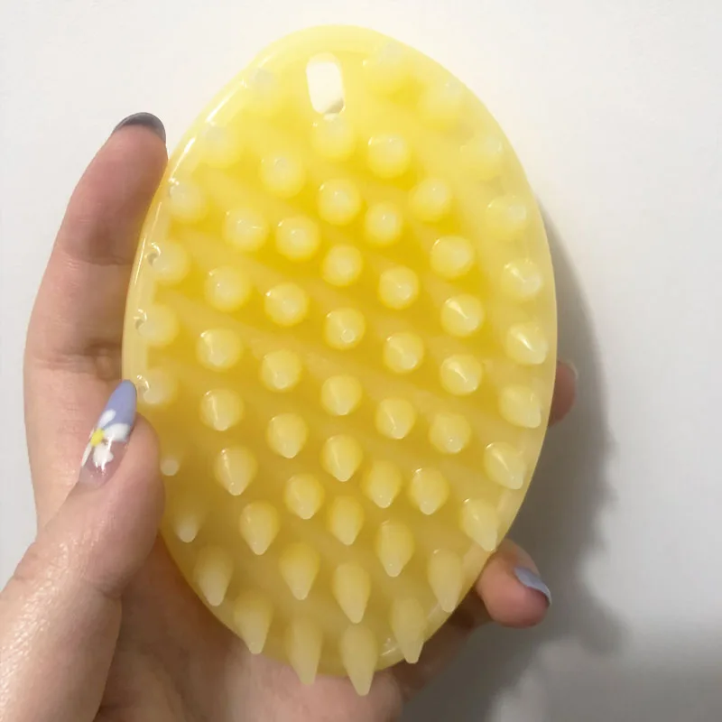 Escova de Massagem para Cães e Gatos de Silicone Macio para Lavagem - Imagem 4