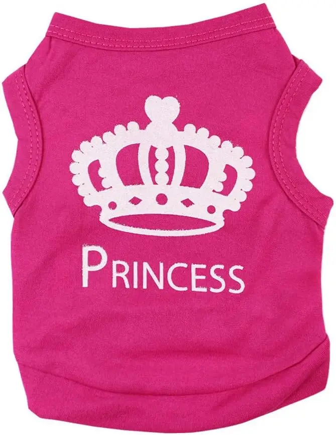 Colete para Cães e Gatos com Estampa de Coroa de Princesa - Imagem 6