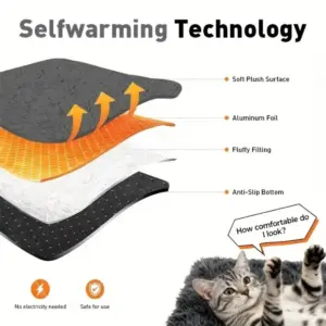 tapete para gatos autorregulável
