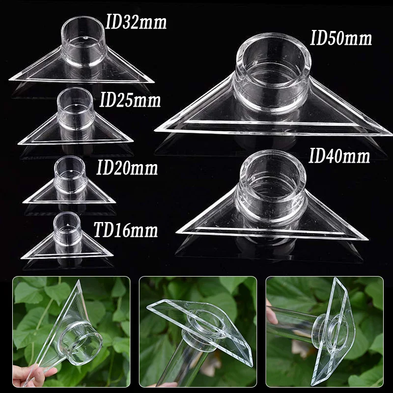 bico de retorno triangular para aquário