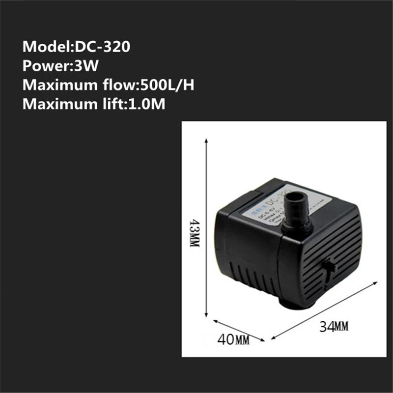 Bomba para Fonte de Água Pet DC 5V USB Ultra Silenciosa - Imagem 4