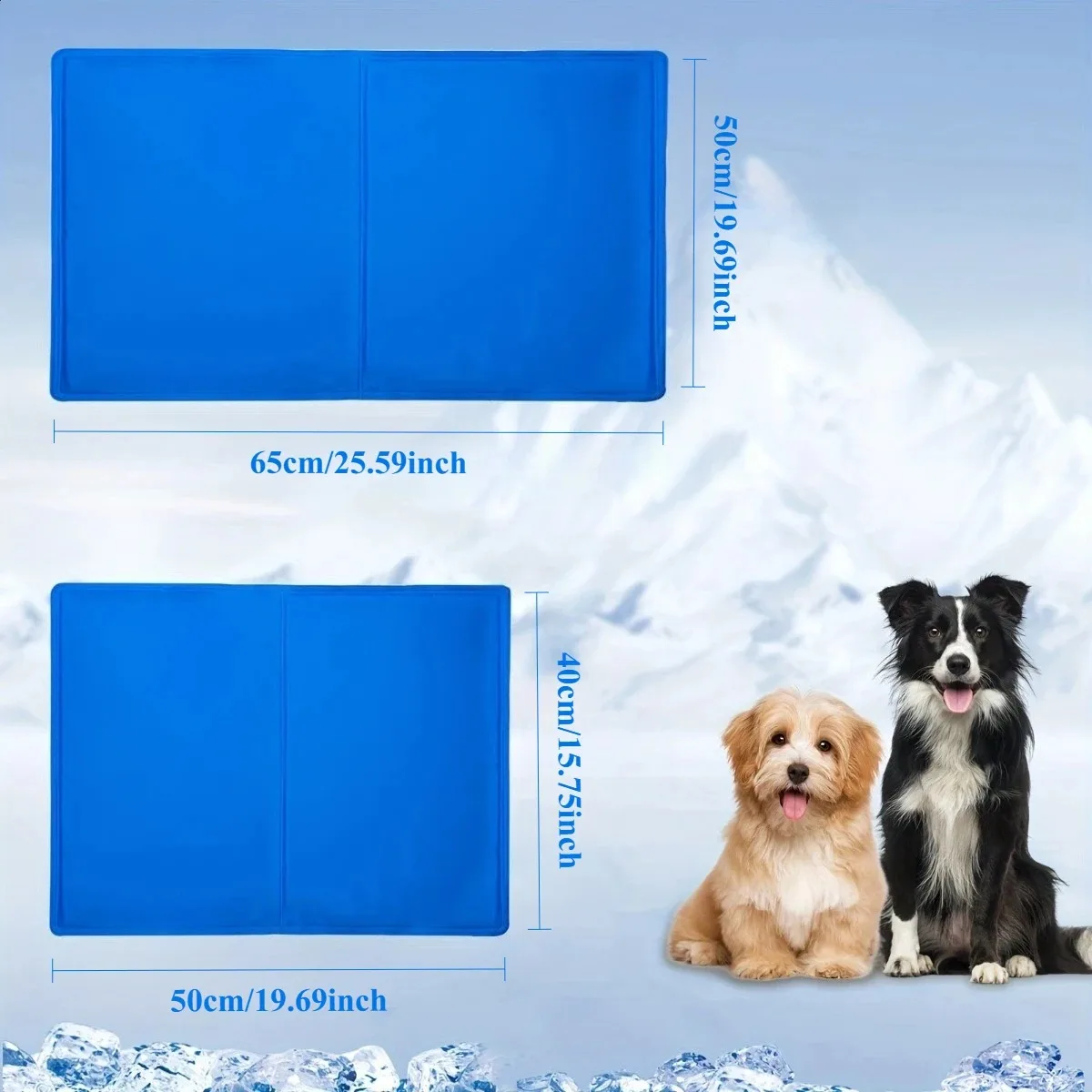 Tapete Gel para Cães e Gatos Pequenos e Médios Nylon Lavável - Image 5
