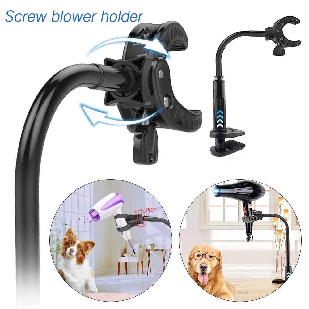 Suporte Giratório para Secador de Cabelo Pet com Braço Flexível - Imagem 3