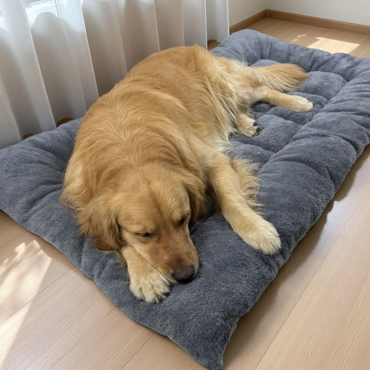 Cama Sofá de Pelúcia para Cães Grandes e Pequenos, Poliéster - Image 6