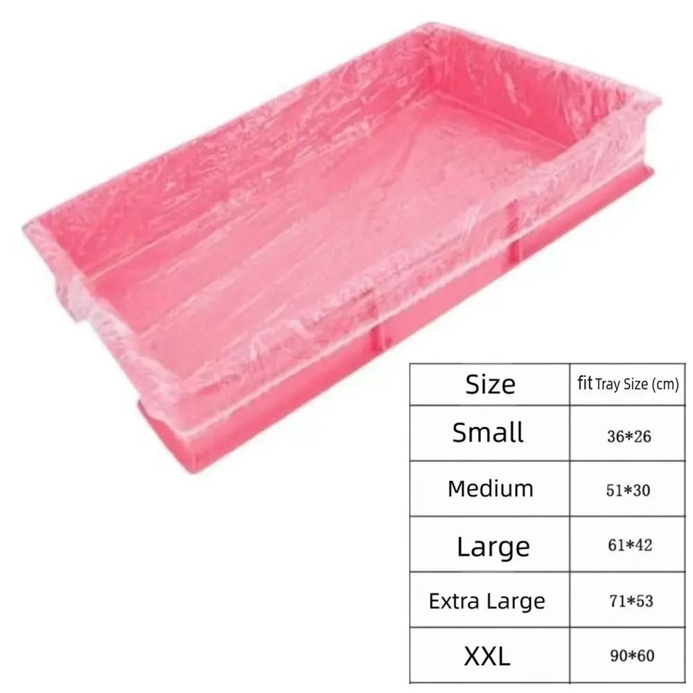 Capas Descartáveis para Bandeja de Gaiola de Coelho Transparente 50 Unidades - Imagem 6