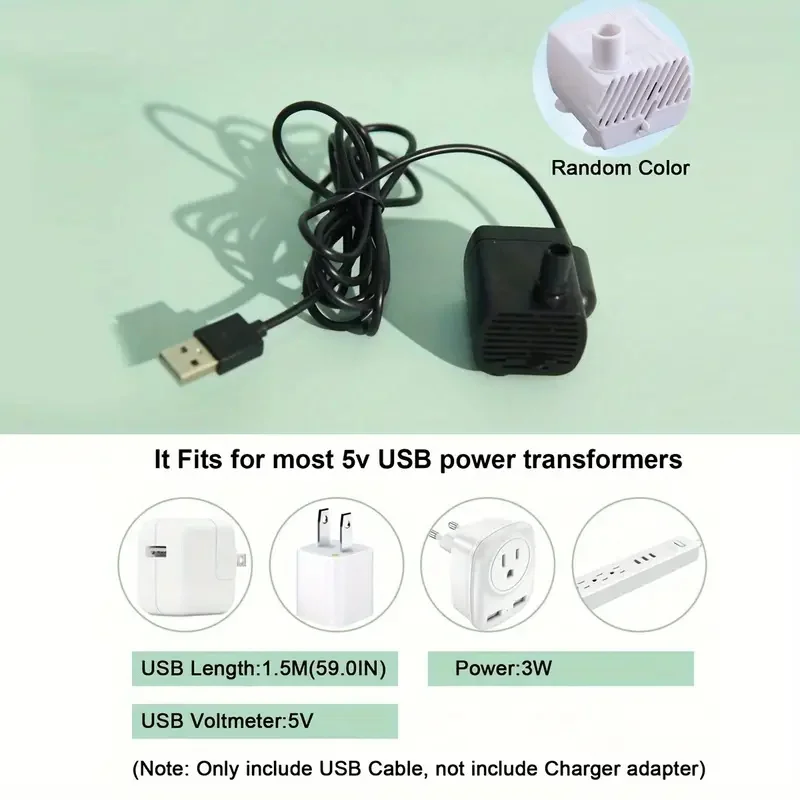 Fonte de Água para Pets USB 5V em PP Grau Alimentício - Imagem 6