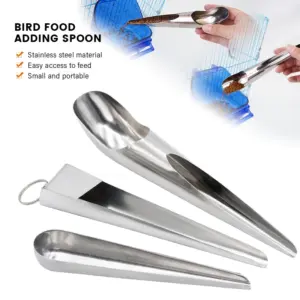 colher alimentadora para pássaros
