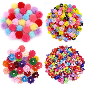 laços de cabelo para cães pequenos