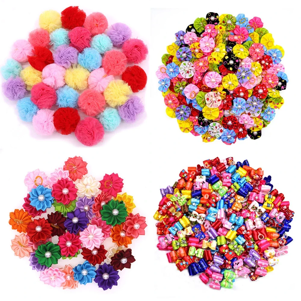 laços de cabelo para cães pequenos
