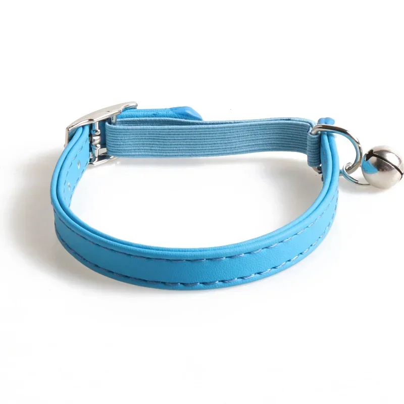 Coleira para Gatos e Cãezinhos de PU Ajustável com Sino - Image 6