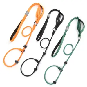 coleira deslizante de nylon para cães