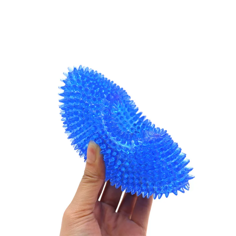 Brinquedo Donut TPR para Cães com Squeak para Cães Pequenos e Médios - Imagem 6