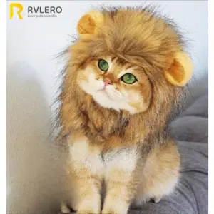 peruca juba de leão para gato