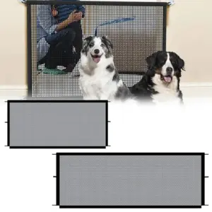 cerca para cães dobrável de nylon