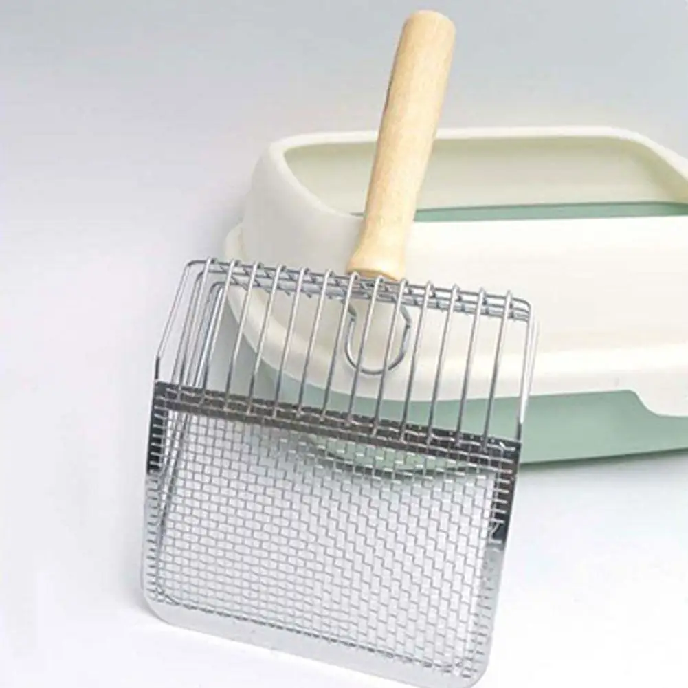 Pá de Aço Inoxidável para Areia de Gato 28 cm Fácil de Limpar - Imagem 6