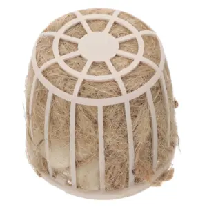 suporte para ninho de pássaros com material