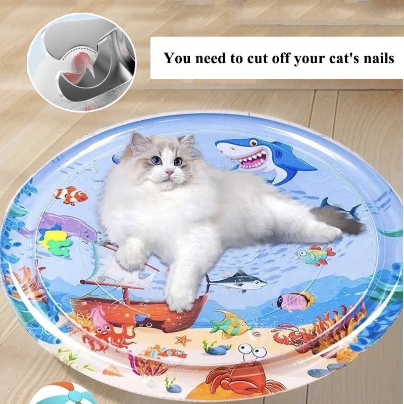 Tapete Inflável para Cães e Gatos com Água para Refrescar - Image 3