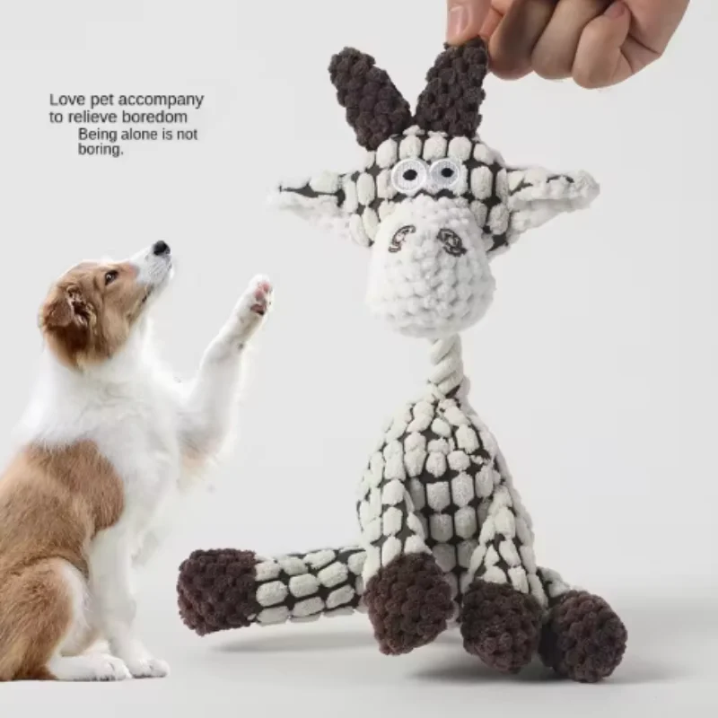 brinquedo de pelúcia com apito para cães filhotes