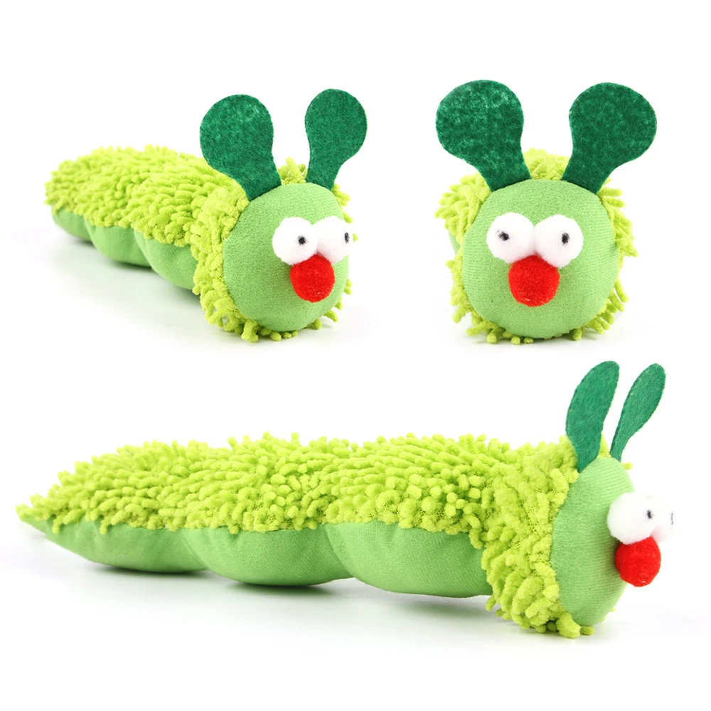 Brinquedo para Gatos Lagarta de Pelúcia com Catnip e Silvervine - Imagem 2