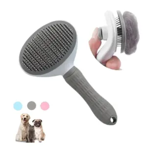 escova para gatos e cães de aço inoxidável