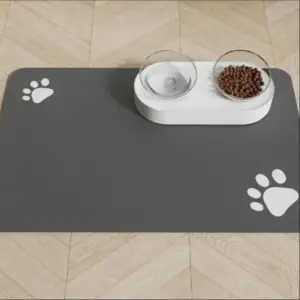 tapete para comida e água de cães e gatos