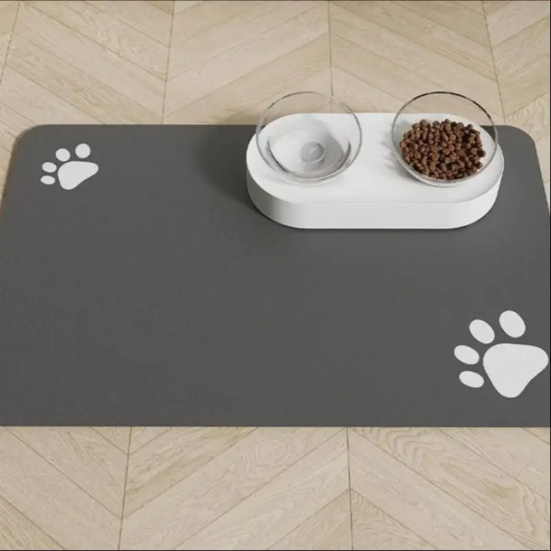 tapete para comida e água de cães e gatos