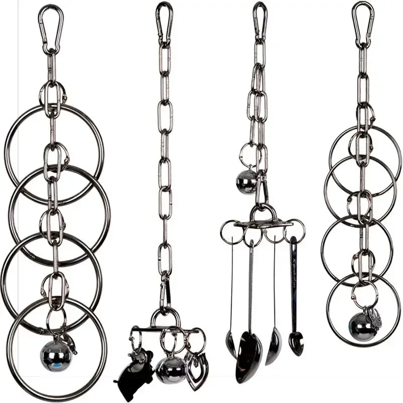 Brinquedo para Pássaros Aço Inoxidável para Roer e Escalar - Image 2