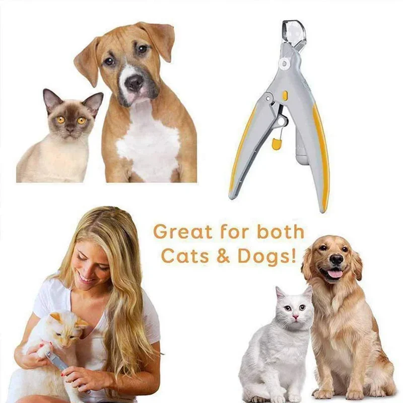 Cortador de Unhas LED para Cães e Gatos com Luz Embutida - Imagem 2