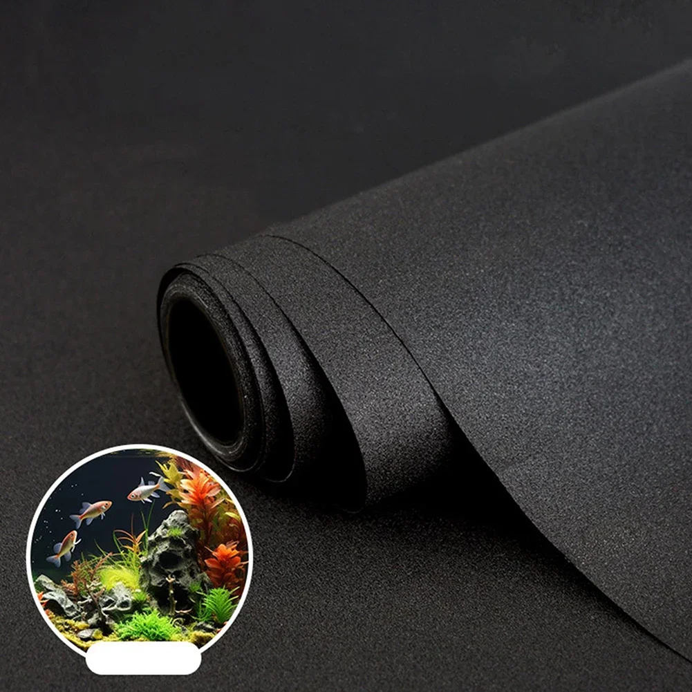 Fundo de Aquário Estático Preto em PVC 0.2mm de 30x200cm - Imagem 2