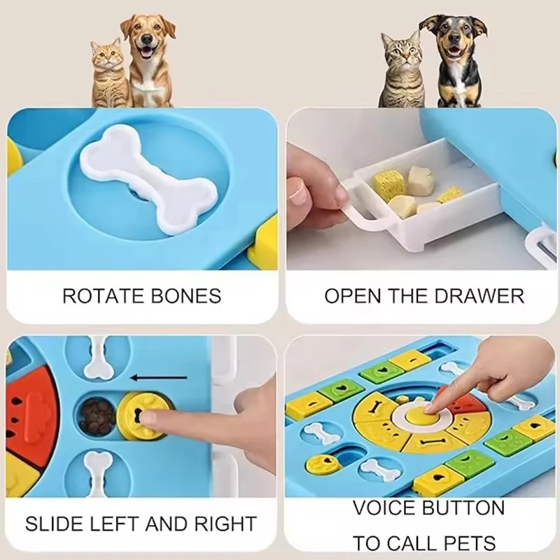 Brinquedo Quebra-Cabeça para Cães e Gatos com 4 Formas de Brincar - Image 5