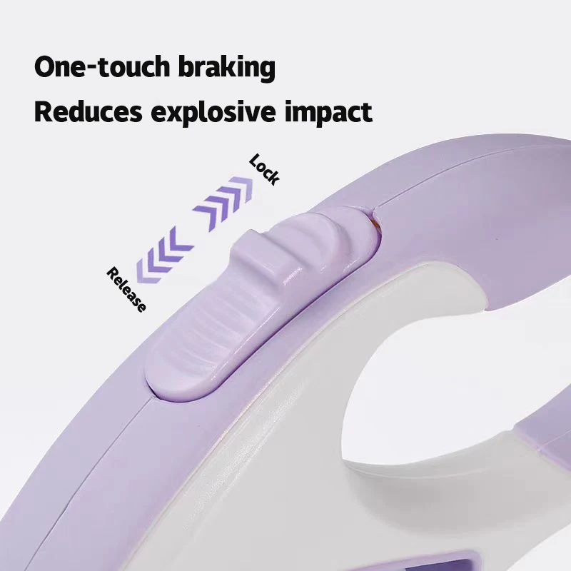 Trela Retrátil Automática para Cães Pequenos de 3m/5m - Imagem 5
