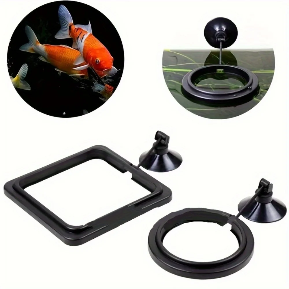 Anel de Alimentação para Aquário com Ventosa e Design Anti-Flutuação - Image 5
