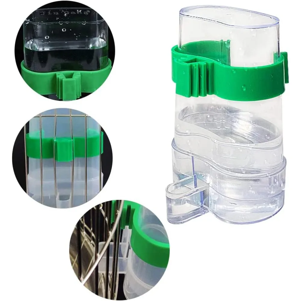Dispensador Automático de Água Transparente para Pássaros - Imagem 5