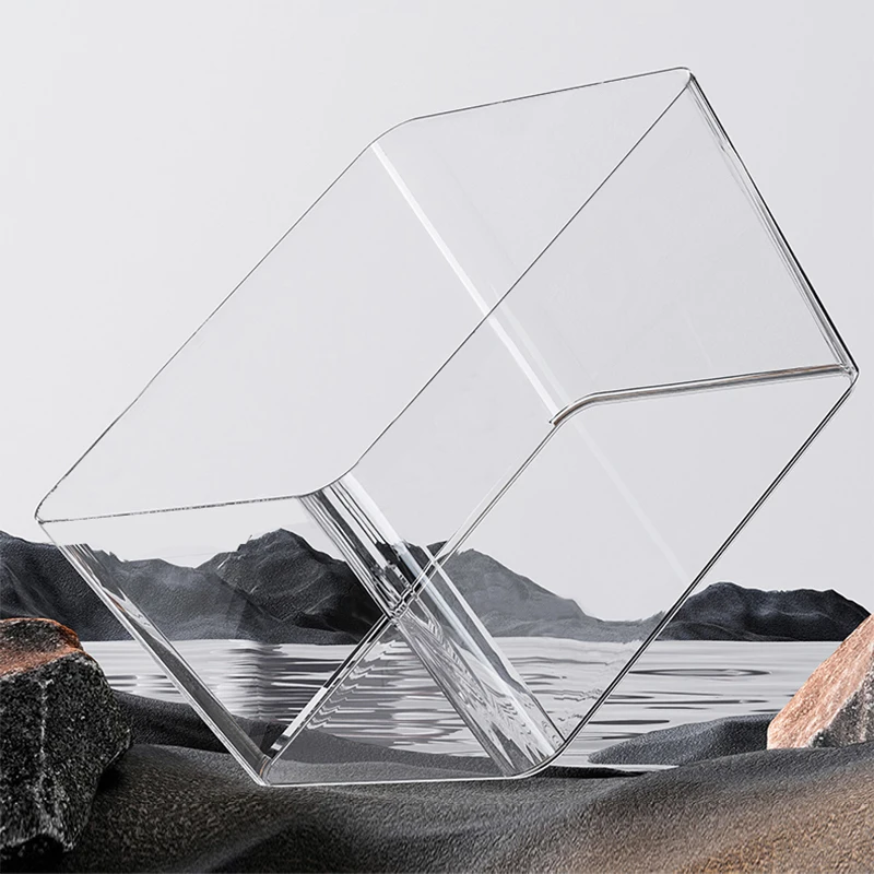Mini Aquário Panorâmico 360° de PET Transparente para Peixes - Imagem 5