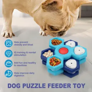 brinquedo quebra-cabeça para cães alimentação lenta