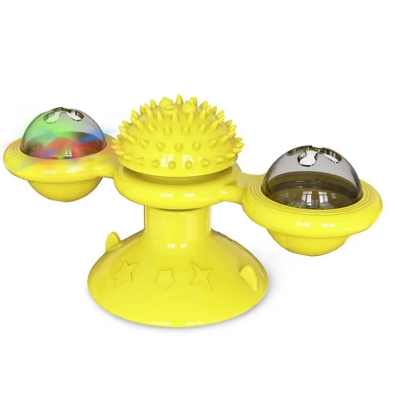 Brinquedo Moinho de Vento para Gatos Giratório - Imagem 2