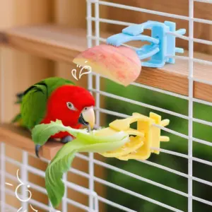 suporte de comida para pássaros de plástico