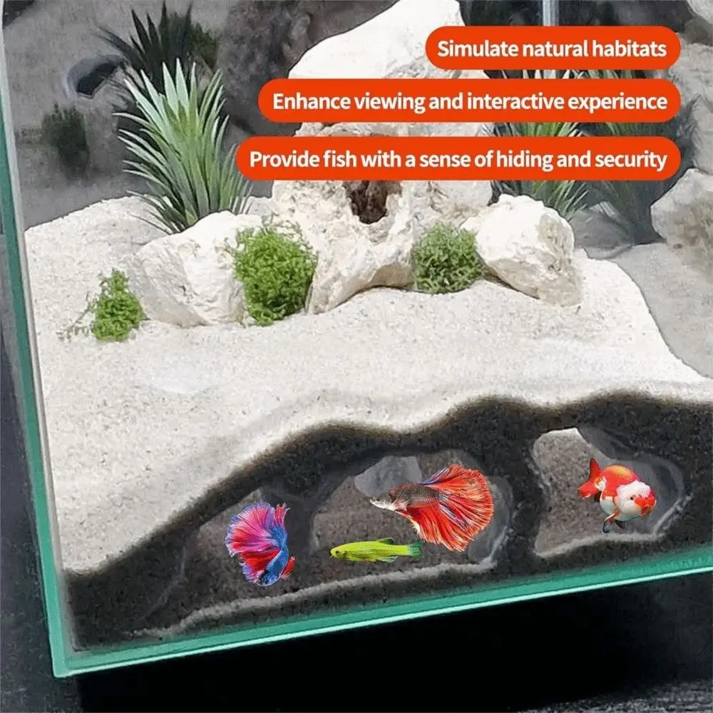Ornamento para Aquário em PLA: Caverna Subterrânea para Esconderijo - Imagem 3