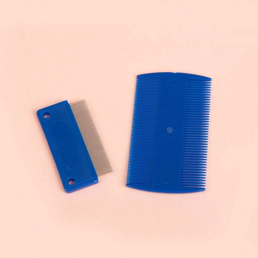 Kit Pente para Pulgas e Piolhos para Cães e Gatos com Dentes Arredondados - Imagem 6