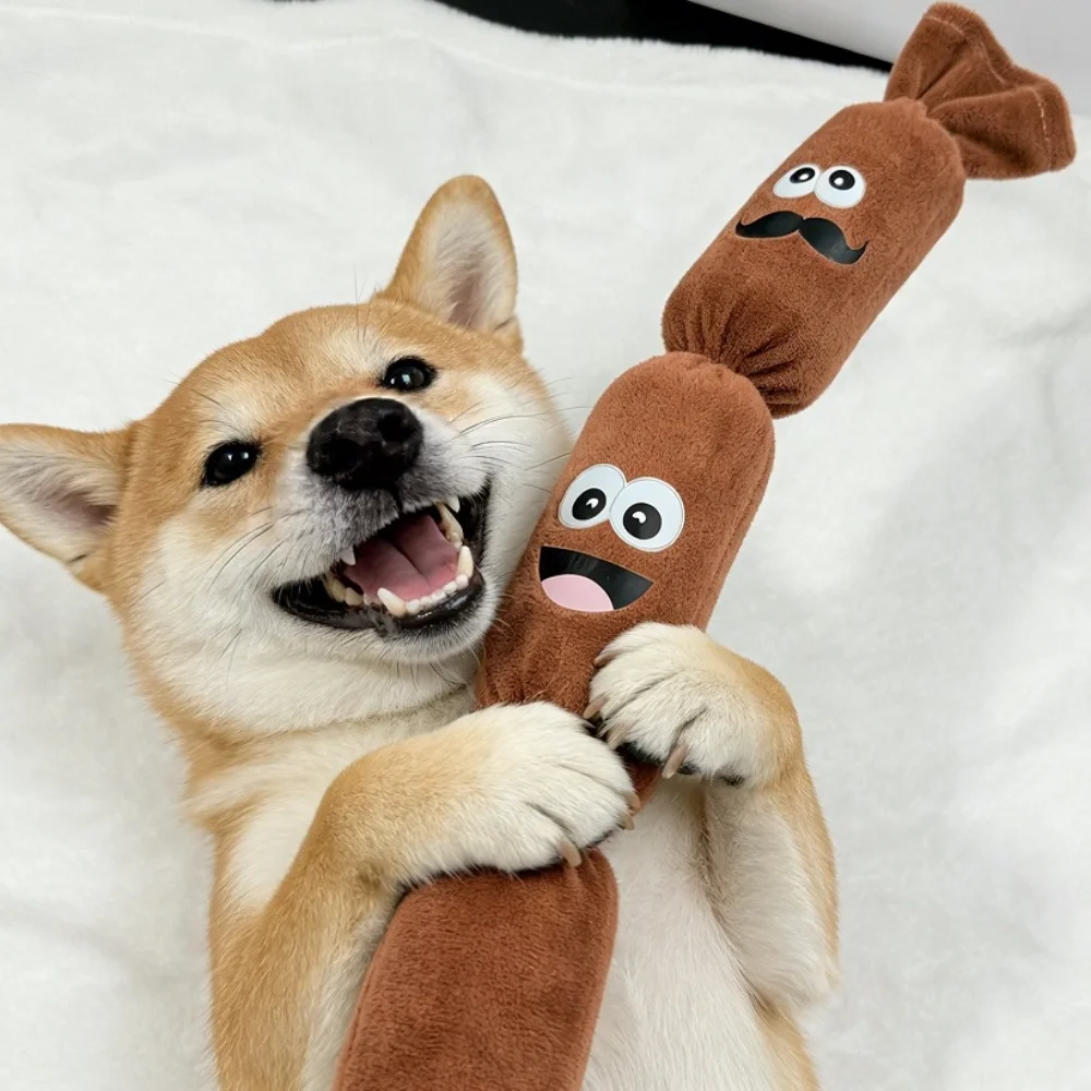 Brinquedo Pelúcia para Cães com Som BB de Pressionar - Imagem 5