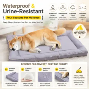 cama impermeável para cães e gatos