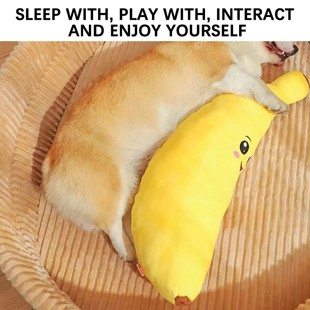 Brinquedo de Pelúcia para Cães em Formato de Banana com Som - Imagem 5